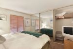 Second Bedroom has Temper-Pedic King Bed, Private Bathroom